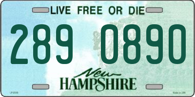 NH license plate 2890890