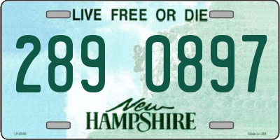 NH license plate 2890897