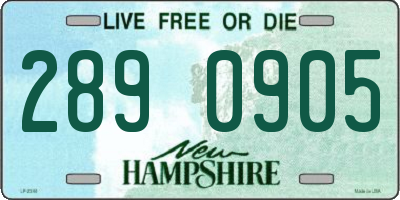 NH license plate 2890905