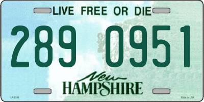 NH license plate 2890951