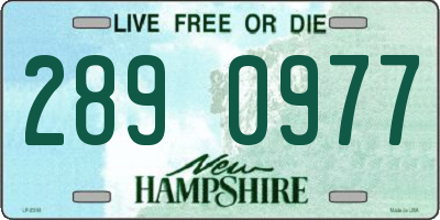 NH license plate 2890977