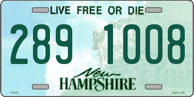 NH license plate 2891008