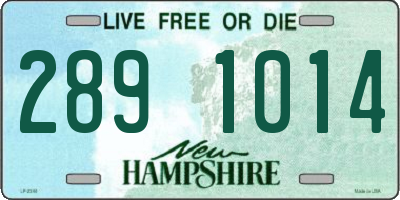 NH license plate 2891014