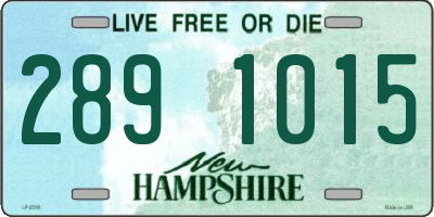 NH license plate 2891015