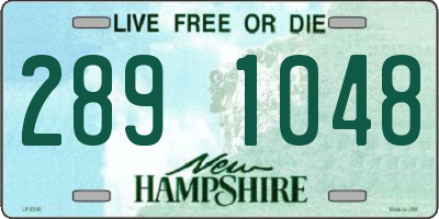 NH license plate 2891048