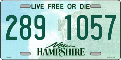 NH license plate 2891057