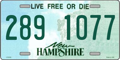 NH license plate 2891077