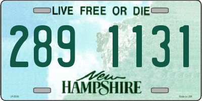 NH license plate 2891131
