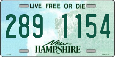 NH license plate 2891154