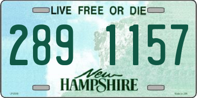 NH license plate 2891157