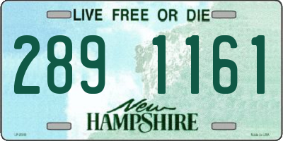 NH license plate 2891161