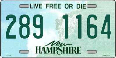 NH license plate 2891164