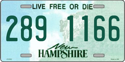NH license plate 2891166