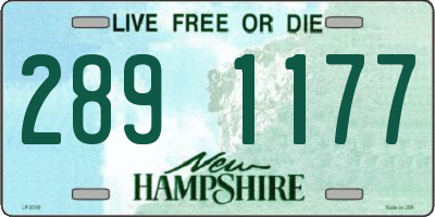 NH license plate 2891177