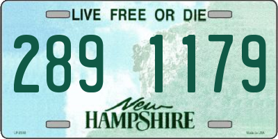 NH license plate 2891179