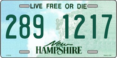 NH license plate 2891217
