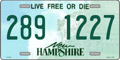NH license plate 2891227