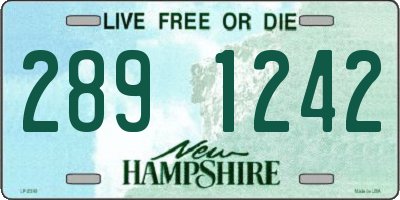 NH license plate 2891242