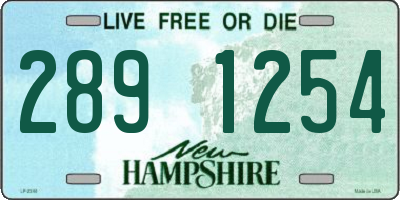 NH license plate 2891254