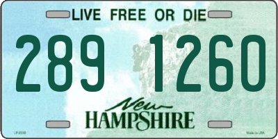 NH license plate 2891260