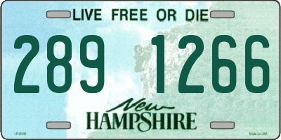 NH license plate 2891266