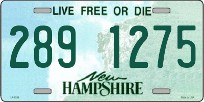 NH license plate 2891275