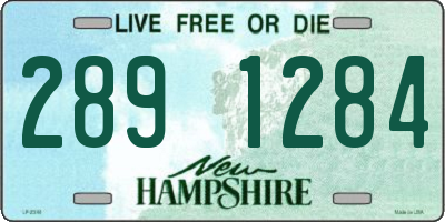 NH license plate 2891284
