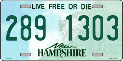 NH license plate 2891303
