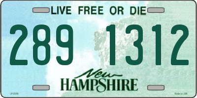 NH license plate 2891312