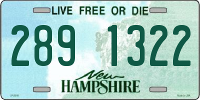 NH license plate 2891322