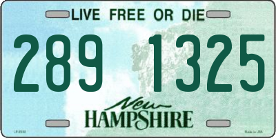 NH license plate 2891325