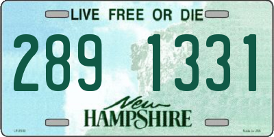 NH license plate 2891331