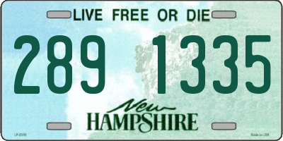 NH license plate 2891335
