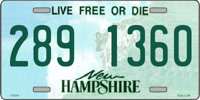 NH license plate 2891360