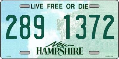NH license plate 2891372