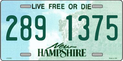 NH license plate 2891375