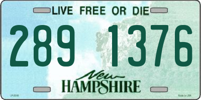 NH license plate 2891376