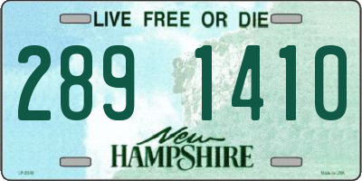 NH license plate 2891410