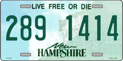 NH license plate 2891414