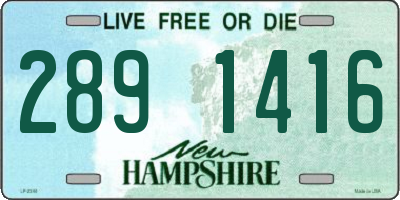 NH license plate 2891416