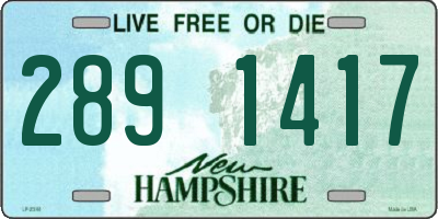 NH license plate 2891417