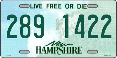 NH license plate 2891422
