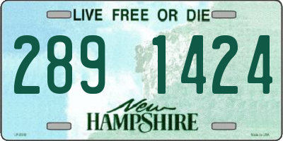 NH license plate 2891424