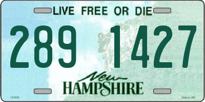 NH license plate 2891427