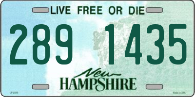 NH license plate 2891435