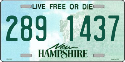 NH license plate 2891437