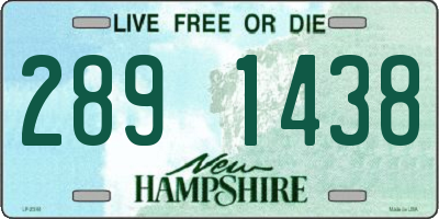 NH license plate 2891438