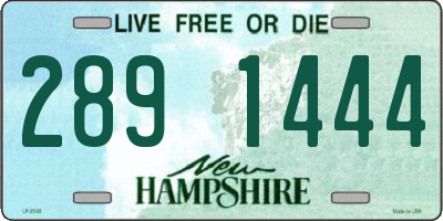 NH license plate 2891444