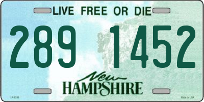 NH license plate 2891452
