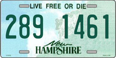 NH license plate 2891461